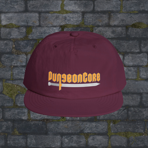 DungeonCore Sword Logo Nylon Snapback Hat