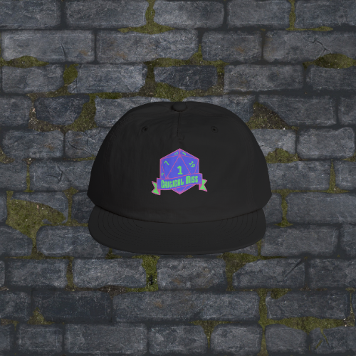 D20 Critical Miss Nylon Unstructured Hat